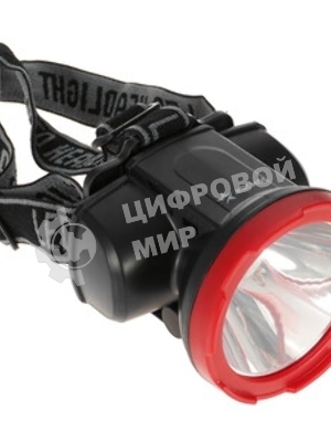 Фонарь светодиодный аккум. налобный Космос H5W 2 режима 5Вт LED 2А.ч зарядка от USB