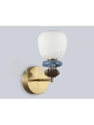 Настенный светильник Ambrella light LH53168 SB/WH бронза/белый 8W 3000K 140*225*300