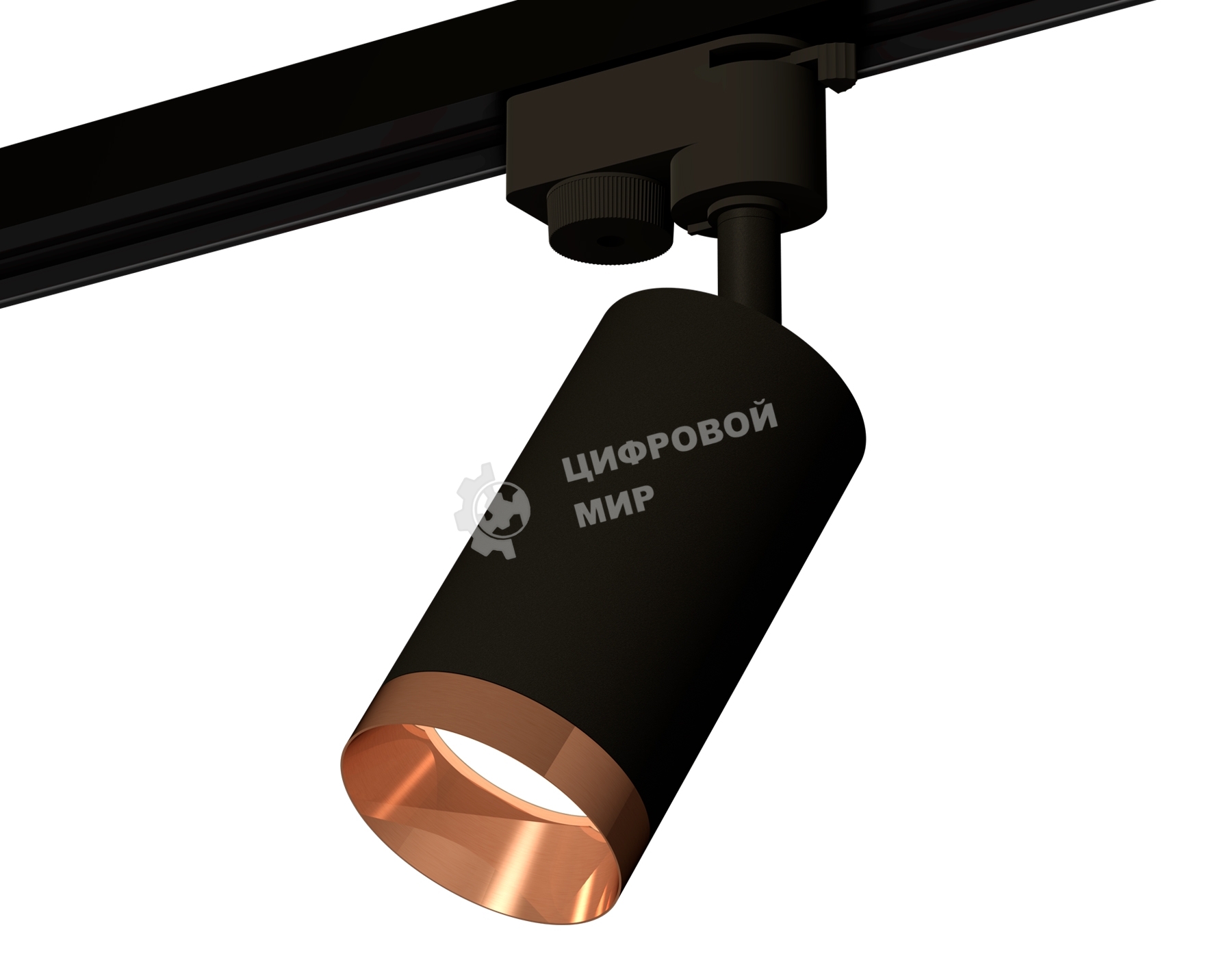 Светильник Ambrella light XT6323065 SBK/PPG черный песок/золото розовое полированное MR16 GU5.3 (A2521, C6323, N6135)