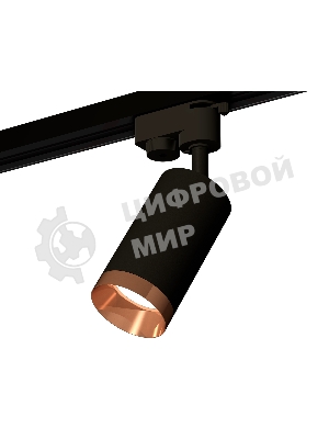 Светильник Ambrella light XT6323065 SBK/PPG черный песок/золото розовое полированное MR16 GU5.3 (A2521, C6323, N6135)