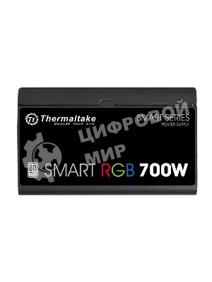 Блок питания Thermaltake Smart RGb (PS-SPR-0700NHSAWE-1), 700Вт, 80 PLUS, 120мм, черный