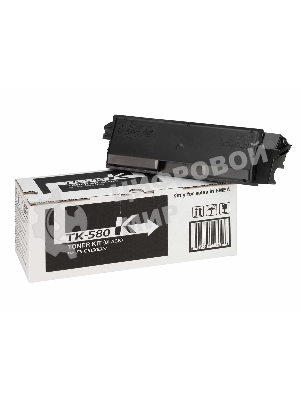 Картридж лазерный Kyocera TK-580K (1T02KT0NL0) черный для FS-C5150DN 3500 стр.