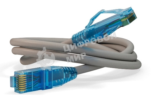 Патч-корд Hyperline PC-LPM-UTP-RJ45-RJ45-C6-3M-LSZH-GY Патч-корд UTP, Cat.6, LSZH, 3 м, серый 