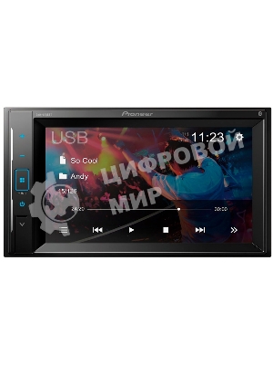Автомагнитола Pioneer DMH-A245BT, 2 DIN, 6.2