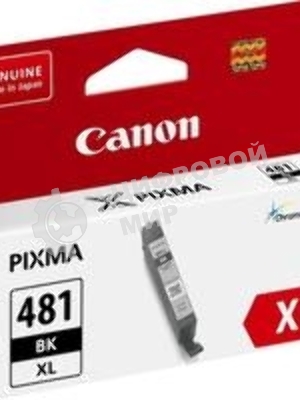 Картридж струйный Canon CLI-481XL BK 2047C001 черный (8.3 мл) для Canon Pixma TS6140/TS8140TS/TS9140/TR7540/TR8540