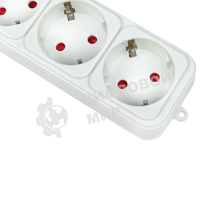 Сетевой фильтр EKF UFP10-375-6-03 6x3 м 10А/2,2 кВт с выкл. c/з ПВС 3х0,75 Блокбастер EKF PROxima