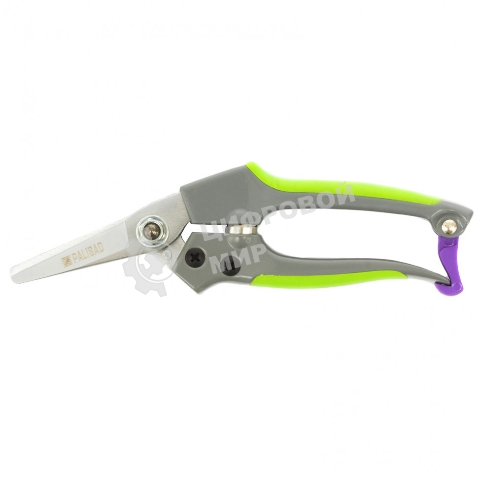 Секатор цветочный Palisad 180 мм, металлические обрезиненные рукоятки
