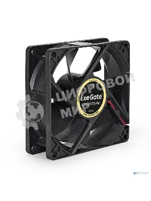 Вентилятор для корпуса ExeGate EX08025HM черный, 80 мм, 2000 об/мин, 19 дБ