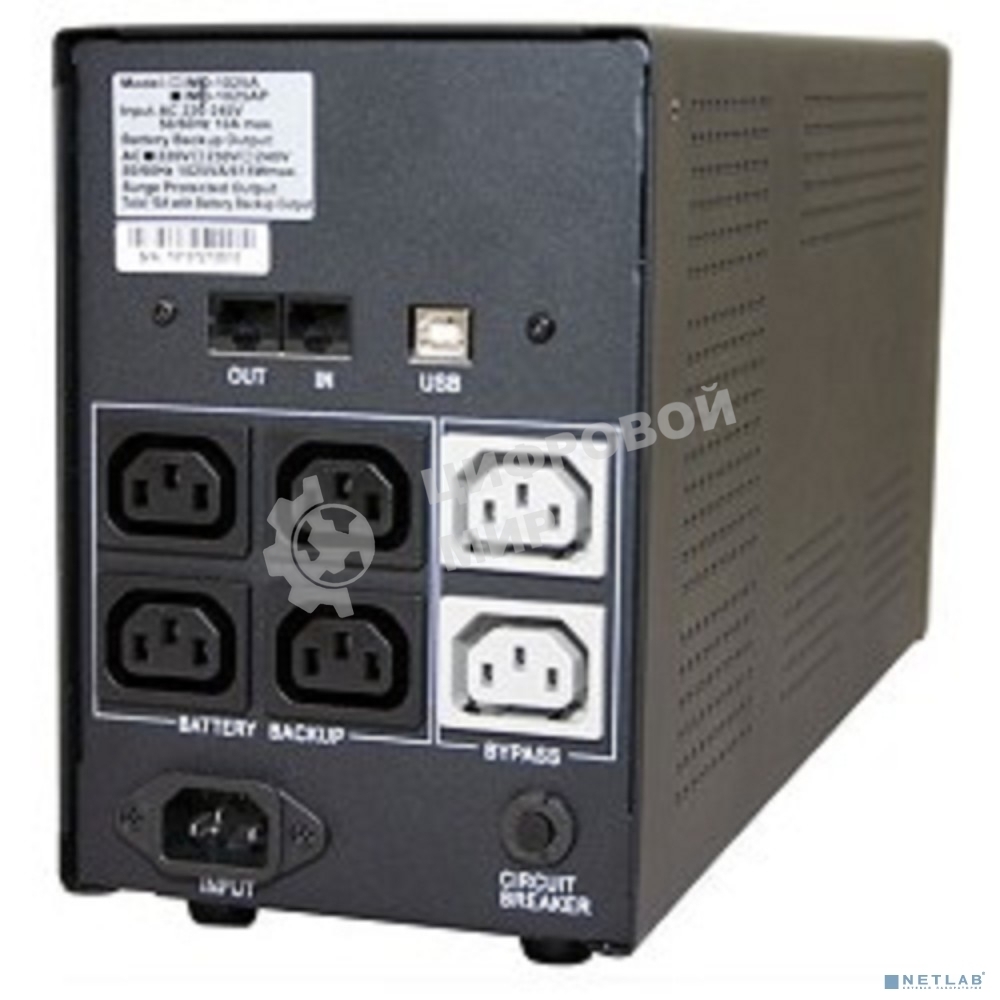 Источник бесперебойного питания Powercom Imperial IMP-1200AP 720Вт 1200ВА черный