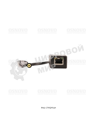 Сплиттер PoE Splitter/2 Osnovo Fast Ethernet. PoE IEEE 802.3af.- RJ45(10/100 Base-T, IE