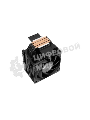 Кулер для процессора SAMA X40 (200W, 4-pin PWM, 133.5mm, 4x6mm, 1x100мм, 50.1CFM, 35.2dBA, 2600RPM, S: 1851/1700/1200/115X, AM5/AM4, черный)