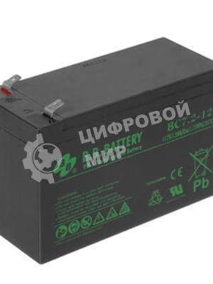 Батарея для ИБП B.B.Battery BC 7.2-12 (12V 7.2Ah)