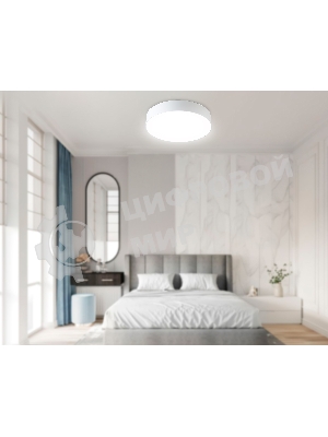 Потолочный светодиодный светильник Ambrella light FZ1350 WH белый IP20 40W 3000-6500K 390*80 (ПДУ ИК)