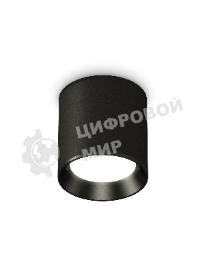 Светильник Ambrella Light XS6302002 SBK/PBK черный песок/черный полированный MR16 GU5.3 (C6302, N6103)