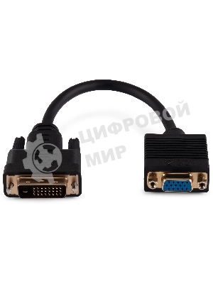 Переходник Buro DVI-D (m) VGA (f) 0.23м (BU-DVI-VGA) черный