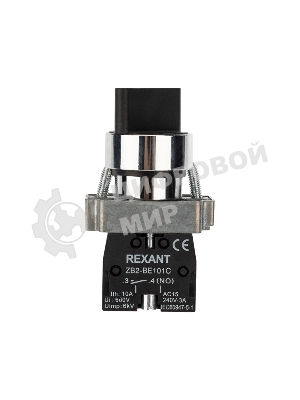 Переключатель Rexant BD21 2P короткая ручка NO