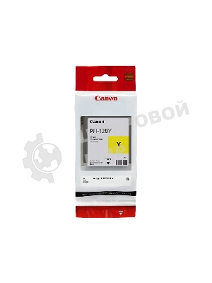 Картридж струйный Canon PFI-120 Y 2888C001 желтый (130мл) для Canon Canon imagePROGRAF TM-200/205