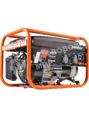 Электрогенератор бензиновый Patriot GRS 3500, 2.8 кВт, 75 дБ, 38.8 кг