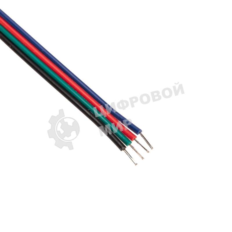 Лента светодиодная Rexant 24В, COB 12Вт/м, 720 LED/м, RGb, 10мм, 5м, IP20