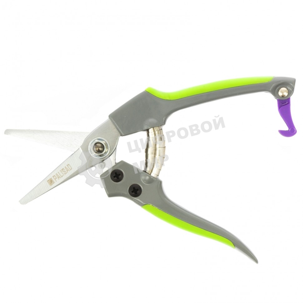 Секатор цветочный Palisad 180 мм, металлические обрезиненные рукоятки