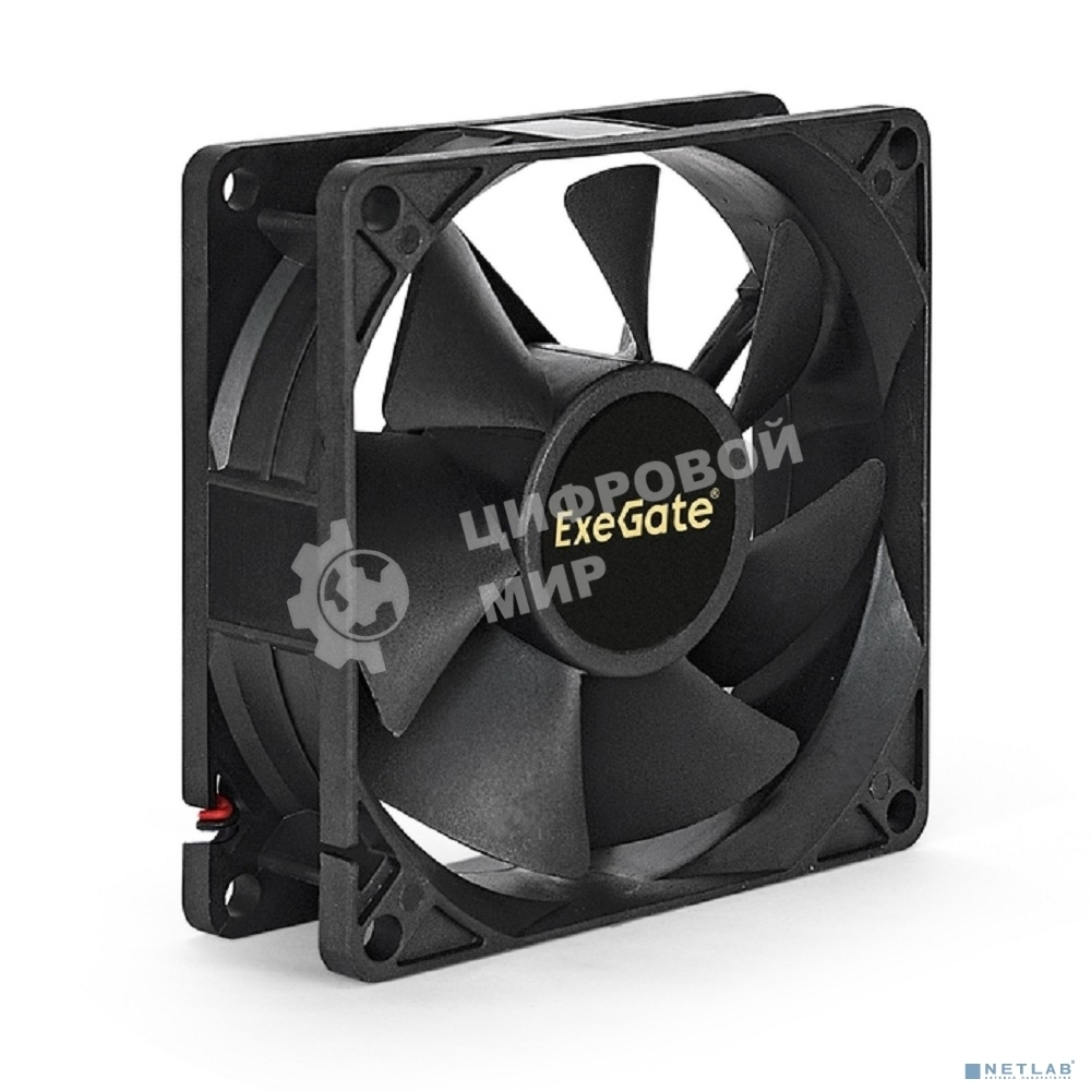 Вентилятор для корпуса ExeGate EX08025HM черный, 80 мм, 2000 об/мин, 19 дБ