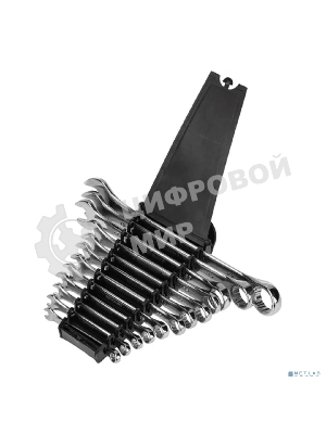 Набор ключей комбинированных Rexant (6-14, 17, 19, 22 мм), 12 шт., CrV, зеркальное хромирование
