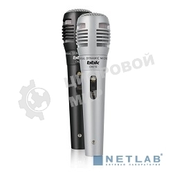 Микрофон проводной BBK CM215 2.5м черный/серебристый