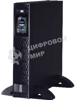 Источник бесперебойного питания Powercom Next, On-Line, 3000VA/3000W, Rack/Tower, 8*IEC320-C13 + 2*C19, LCD, Serial+USB, SmartSlot, подкл. доп. Батарей (2027233)