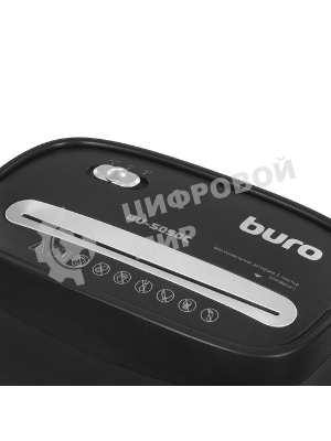Шредер Buro Home BU-S050C (секр.P-3)/фрагменты/5лист./13лтр./пл.карты