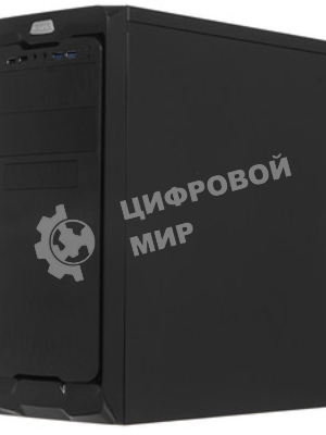 Компьютерный корпус ExeGate EX269435RUS Miditower UN-604 Black, ATX, (UN350, 120мм) 2хUSB+2хUSB 3.0, Audio