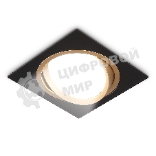 Светильник Ambrella light TN51918 BK/GD черный/золото GX53 max 12W 115*115*23