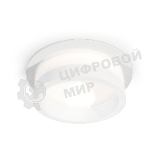 Комплект встраиваемого светильника Ambrella light XC8050015 SWH/FR белый песок/белый матовый GX53 (C8050, N8401)