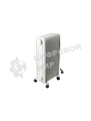 Обогреватель масляный Ресанта ОМ- 9Н (9 секций), белый, 2000 Вт, 20 м2, термостат 67/3/8