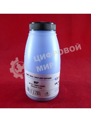 Тонер HP CLJ 1600/2600 Cyan, химический (фл. 80г) B&W Premium (Mitsubishi) фас. России