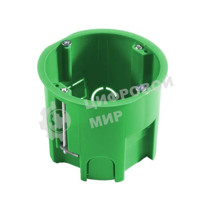 Коробка установочная СП 68х60 для гипсокарт. с метал. лапками HEGEL КУ1205