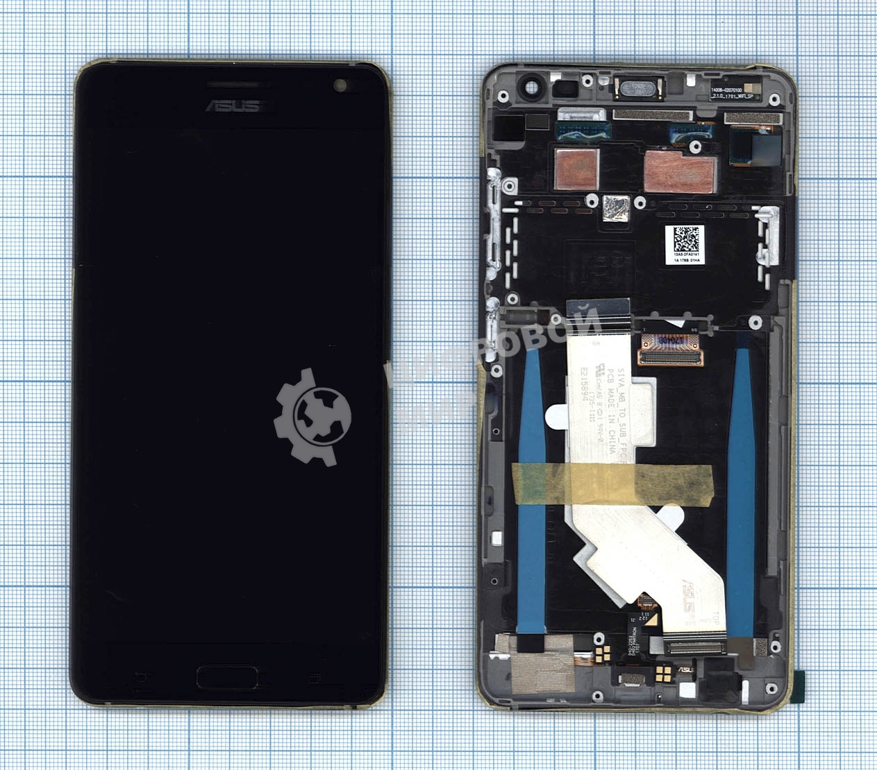 Дисплей для Asus ZenFone AR ZS571KL черный