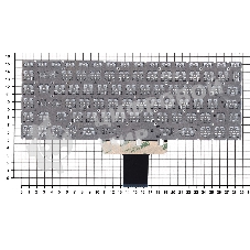 Клавиатура для ноутбука HP Pavilion x360 14-cd0000 золотистая с подсветкой