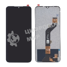 Дисплей (модуль) для Tecno Spark 8C (KG5n) в сборе с тачскрином черный