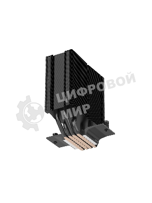 Кулер для процессора SAMA X40 (200W, 4-pin PWM, 133.5mm, 4x6mm, 1x100мм, 50.1CFM, 35.2dBA, 2600RPM, S: 1851/1700/1200/115X, AM5/AM4, черный)