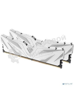 Оперативная память NETAC, DDR4, 32GB (2x16GB), 3200MHz, CL16, DIMM, с радиаторами, белый