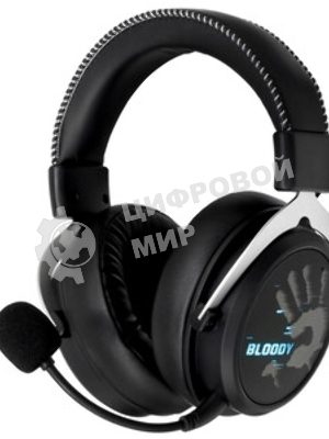 Гарнитура Bloody MR590 Sports Red красный/чёрный, беспроводная + проводная, Bluetooth, до 35 ч