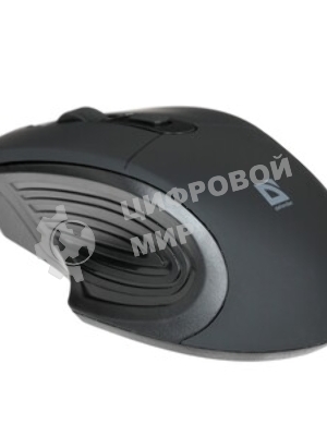 Мышь проводная Defender Datum MB-347 черный, 1600 dpi, USB, кнопки - 4