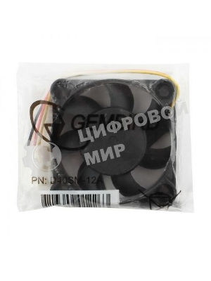 Вентилятор для корпуса Gembird черный, 40 мм, 6000 об/мин, 25 дБ, 3 pin