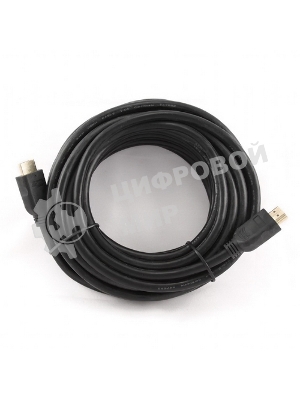 Кабель HDMI Cablexpert CC-HDMI4-7.5M, 19M/19M, v2.0, медь, позол.разъемы, экран, 7.5м, черный, пакет
