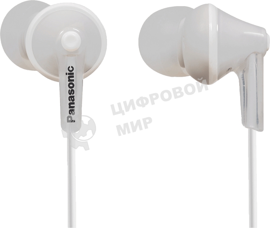 Проводные наушники Panasonic RP-HJE125E-W белый, внутриканальные, Jack 3.5 мм