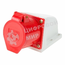 Розетка Rexant 124 стационарная 3Р+РЕ 32А 380В IP44