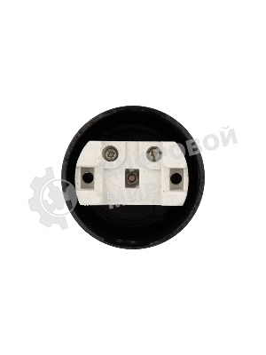 Розетка штепсельная Rexant карболитовая, открытой установки, б/з 16 А, черный