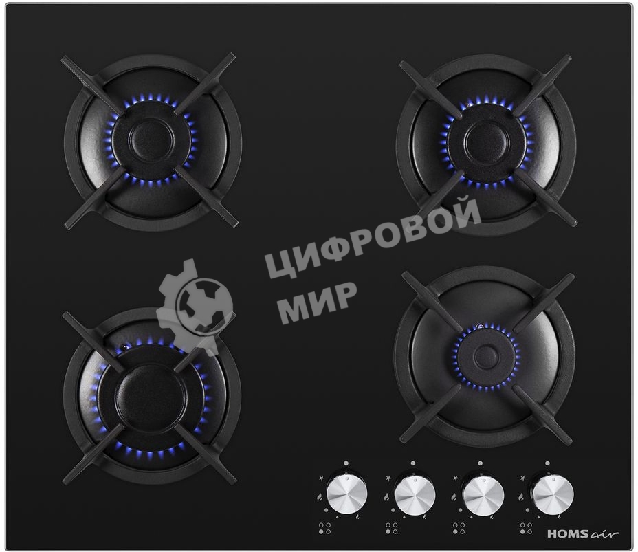 Газовая варочная панель HOMSair HGG641BK