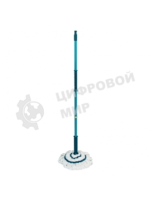 Швабра отжимная HomePalisad скручиванием 120 см, насадка из микрофибры, 120 г