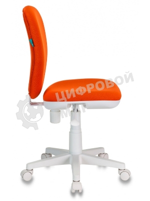 Кресло детское Бюрократ KD-W10/26-29-1 оранжевый 26-29-1 (пластик белый)